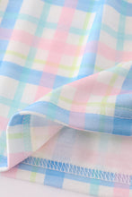 Load image into Gallery viewer, Pink plaid bow dress
