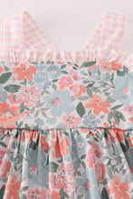 Load image into Gallery viewer, Green garden bloom ruffle dress
