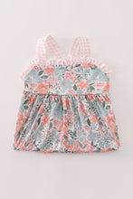 Load image into Gallery viewer, Green garden bloom ruffle dress

