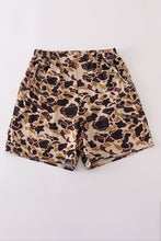 Load image into Gallery viewer, Brown camouflage print dad&amp;me shorts
