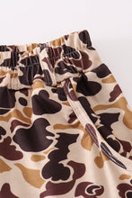 Load image into Gallery viewer, Brown camouflage print dad&amp;me shorts
