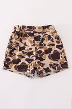 Load image into Gallery viewer, Brown camouflage print dad&amp;me shorts

