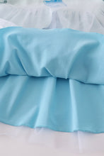 Load image into Gallery viewer, Blue princess embroidery ruffle dress
