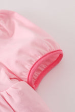 Load image into Gallery viewer, Pink princess embroidery ruffle dress
