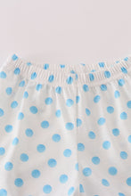 Load image into Gallery viewer, Blue character applique shorts set
