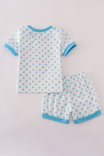 Load image into Gallery viewer, Blue character applique shorts set
