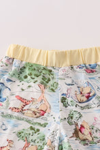 Load image into Gallery viewer, Yellow character print shorts set
