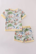 Load image into Gallery viewer, Yellow character print shorts set
