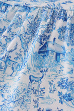 Load image into Gallery viewer, Blue willow toile print bloomer set
