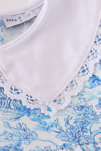 Load image into Gallery viewer, Blue willow toile print bloomer set
