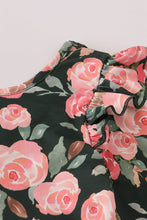 Load image into Gallery viewer, Pink floral swiss dot leotard
