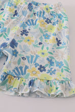 Load image into Gallery viewer, Yellow floral character applique shorts set
