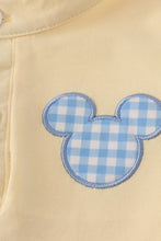 Load image into Gallery viewer, Yellow character applique shorts set
