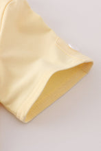 Load image into Gallery viewer, Yellow character applique shorts set
