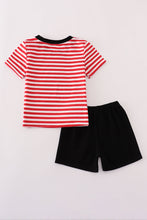 Load image into Gallery viewer, Red Georgia bulldog sequin stripe shorts set
