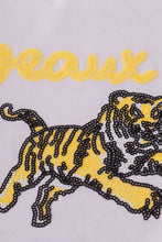 Load image into Gallery viewer, Purple gold LSU geaux tiger sequin set
