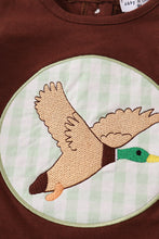 Load image into Gallery viewer, Brown duck applique bloomer set
