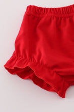 Load image into Gallery viewer, Red tractor embroidery bloomer set
