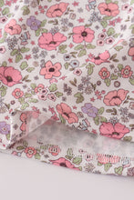 Load image into Gallery viewer, Purple floral print tiered mom&amp;me dress

