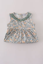 Load image into Gallery viewer, Fall floral print ruffle mom&amp;me dress

