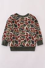 Load image into Gallery viewer, Camouflage dad&amp;me sweatshirt
