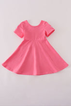 Load image into Gallery viewer, Pink bow sequin dress
