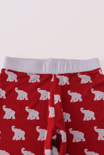 Load image into Gallery viewer, Alabama roll tide elephant print bamboo pajamas set
