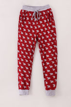 Load image into Gallery viewer, Alabama roll tide elephant print bamboo pajamas pants

