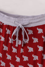 Load image into Gallery viewer, Alabama roll tide elephant print bamboo pajamas pants
