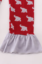 Load image into Gallery viewer, Alabama roll tide elephant print bamboo pajamas set
