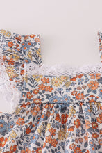 Load image into Gallery viewer, Fall floral print bloomer set
