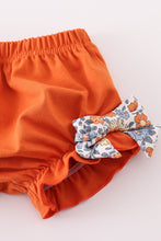 Load image into Gallery viewer, Fall floral print bloomer set
