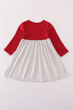 Load image into Gallery viewer, Alabama roll tide elephant applique stripe dress
