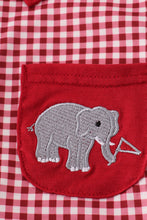 Load image into Gallery viewer, Alabama roll tide elephant embroidery button down shirt
