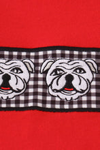Load image into Gallery viewer, Georgia bulldog embroidery ruffle pants set

