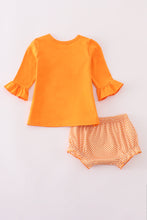 Load image into Gallery viewer, Orange Tennessee go vols applique bloomer set
