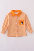 Load image into Gallery viewer, Orange Tennessee go vols applique button down shirt
