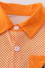 Load image into Gallery viewer, Orange Tennessee go vols applique button down shirt
