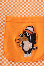 Load image into Gallery viewer, Orange Tennessee go vols applique button down shirt
