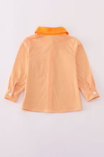 Load image into Gallery viewer, Orange Tennessee go vols applique button down shirt
