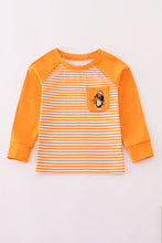 Load image into Gallery viewer, Orange Tennessee go vols applique stripe top

