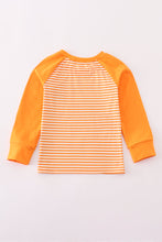 Load image into Gallery viewer, Orange Tennessee go vols applique stripe top
