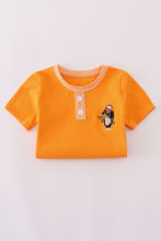 Load image into Gallery viewer, Orange Tennessee go vols embroidery top
