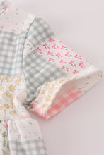 Load image into Gallery viewer, Pastel patchwork garden print bloomer set
