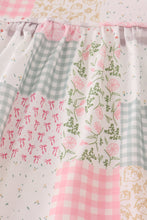 Load image into Gallery viewer, Pastel patchwork garden print bloomer set
