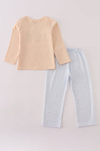 Load image into Gallery viewer, Cream puppy embroidery pants set

