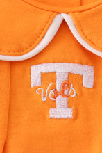 Load image into Gallery viewer, Orange Tennessee go vols embroidery bloomer set
