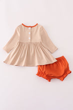 Load image into Gallery viewer, Rust isaiah embroidery bloomer set
