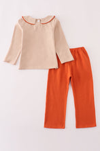 Load image into Gallery viewer, Rust isaiah embroidery pants set
