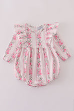 Load image into Gallery viewer, Pink floral print ruffle bubble
